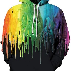 sanatty Unisex Hoodies 3D Print Galaxy Pullover Hooded Sweatshirt Hoodies with Big Pockets for Teen Men, Teen Boy, Women