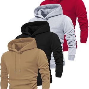 Men's Clothing Solid Hooded Sweatshirt, Stylish Hoodies Fashion Casual Tops For Spring Autumn11111