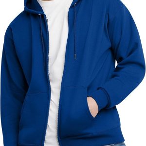 Hanes Men's EcoSmart Fleece Full-Zip Hoodie Sweatshirt