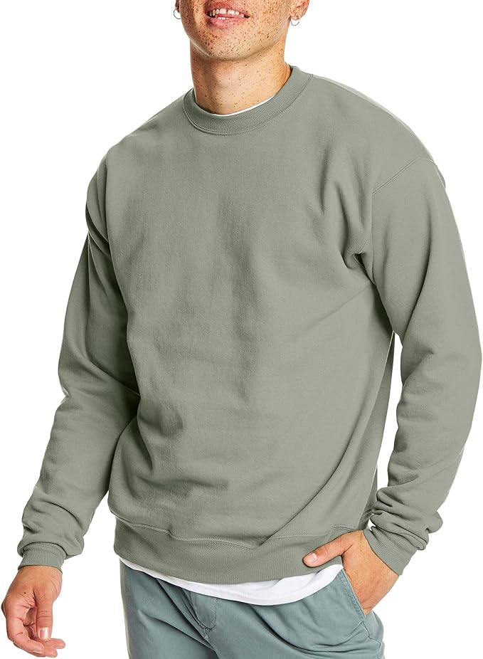 Men's Sweatshirt, Heavyweight Fleece Sweatshirt, Crewneck Pullover for Men
