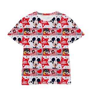 3D Digital Printed Mickey Mouse Karol G Cartoon Children's T-shirt