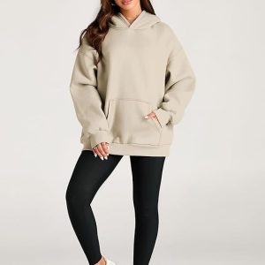 Womens Hoodies Oversized Sweatshirts Pullover Fleece Sweaters Long Sleeve Winter Fall Outfits Fashion Clothes